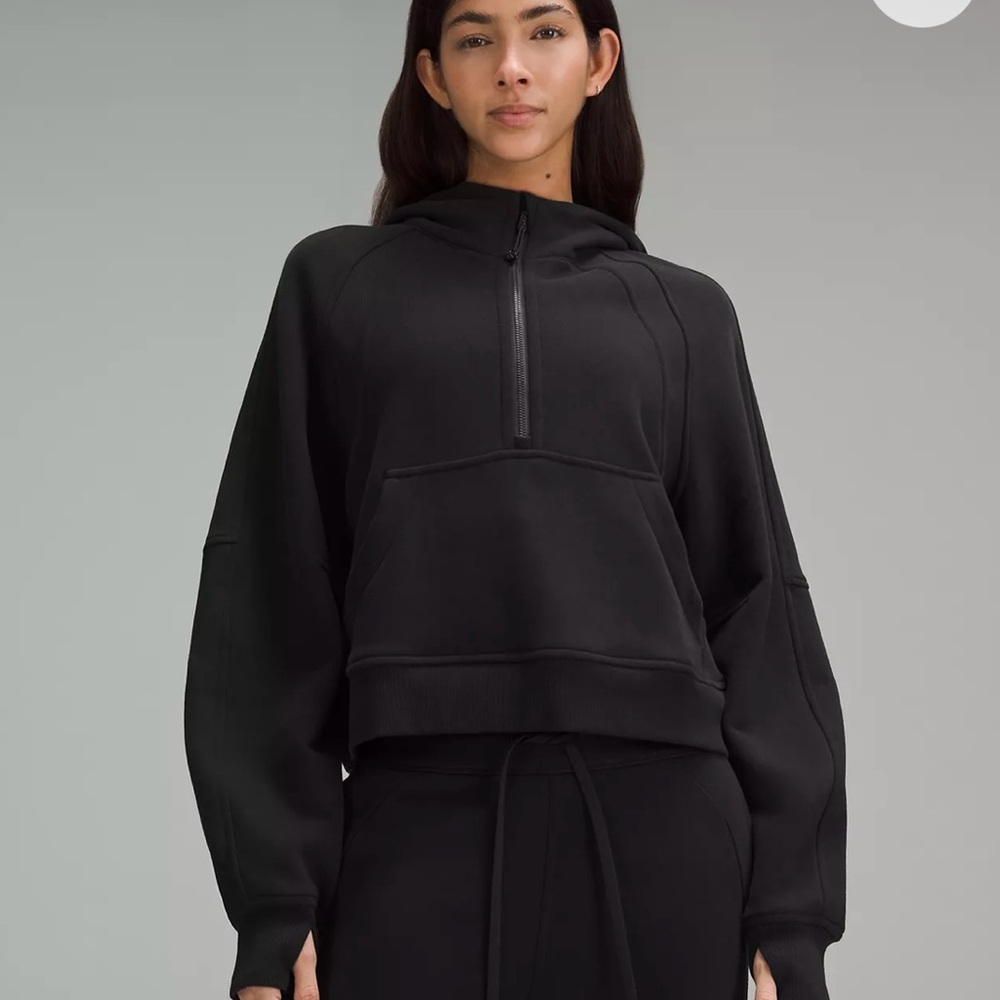 Lululemon Athletica Black Oversized Sweatshirt